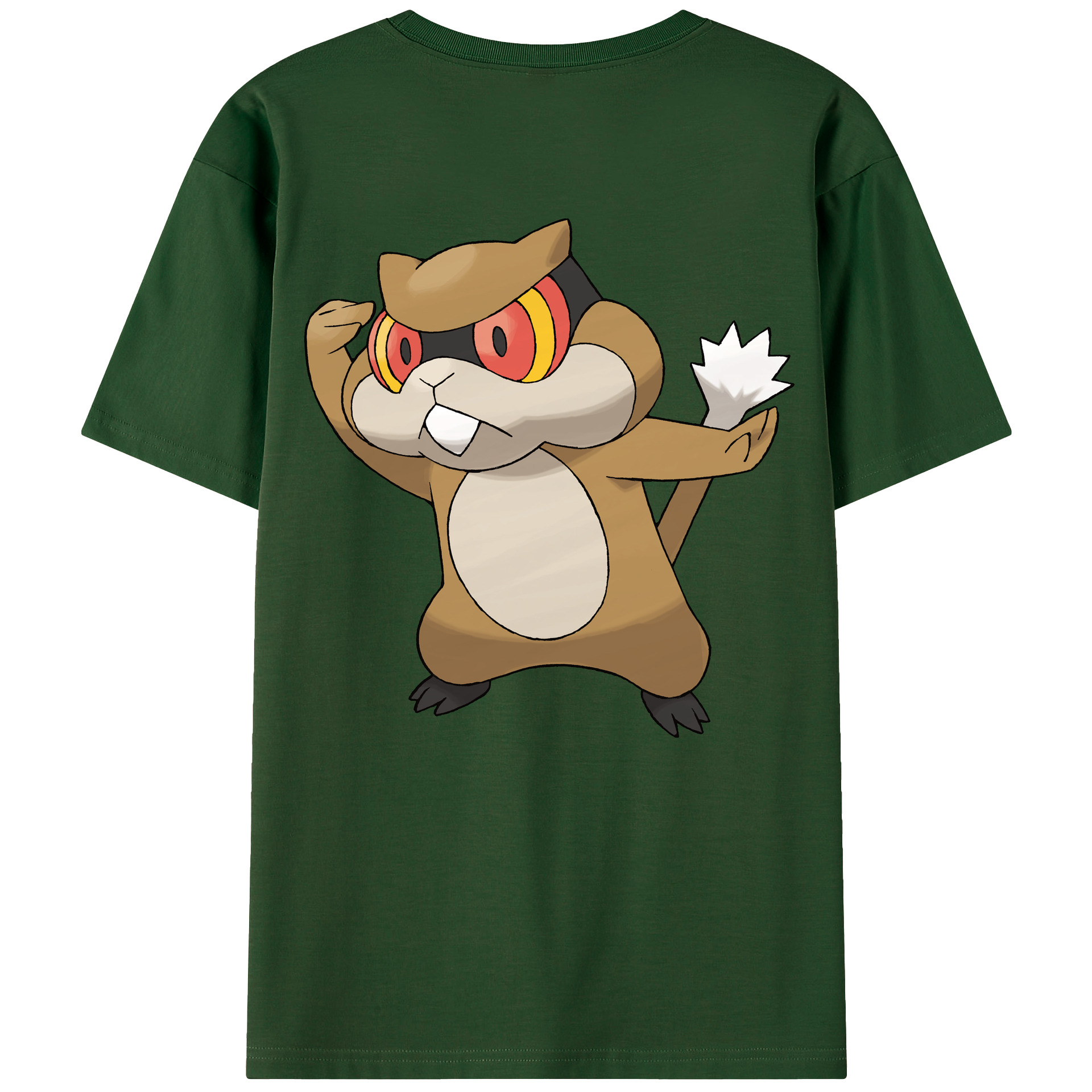 （画像用） ポケットモンスター Pokémon 綿100％半袖Tシャツ（背面プリント）